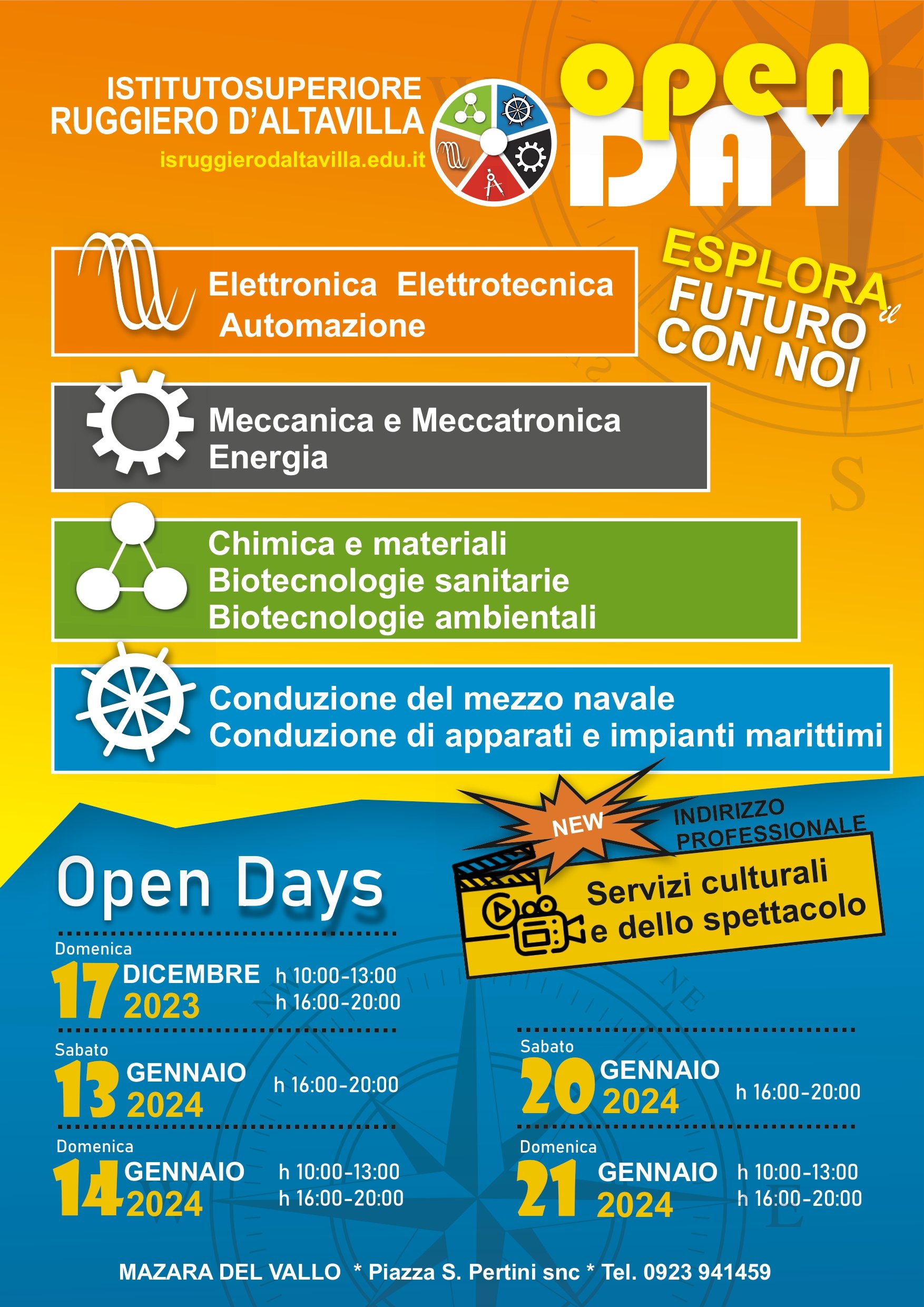 Locandina open day